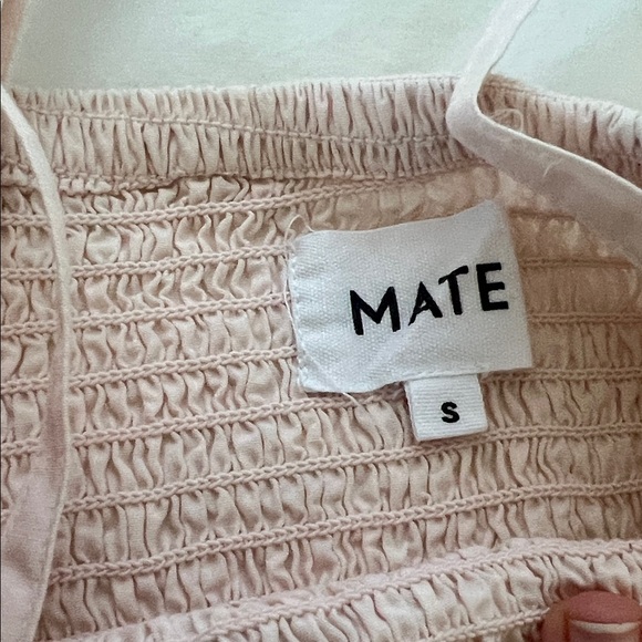 MATE the Label Smocked Organic Cotton Dress - Picture 3 of 4